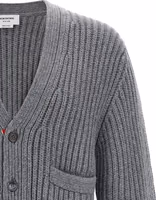 Gray Cashmere Cardigan 3