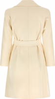 White Virgin Wool Coat 2