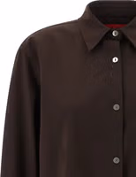 Brown Polyester Blouse 3
