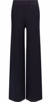 Blue Viscose Casual Pants 1