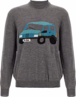 Gray Wool Cardigan 1