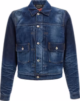 Blue Cotton Denim Jacket 1