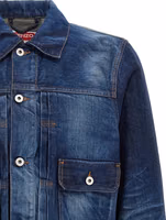 Blue Cotton Denim Jacket 3