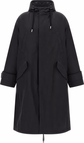 Gray Polyamide Parka