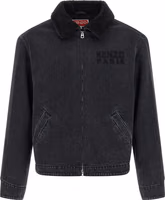 Black Cotton Denim Jacket 1