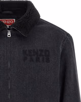 Black Cotton Denim Jacket 3
