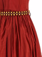 Multicolor Cotton Midi Dress 4