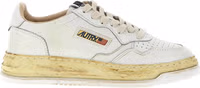 White Goatskin Chunky Sneakers 1