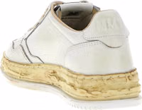 White Goatskin Chunky Sneakers 3