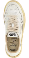 White Goatskin Chunky Sneakers 4