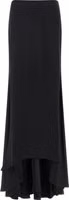 Black Silk Mini Skirt 1