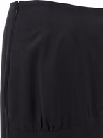 Black Silk Mini Skirt 4