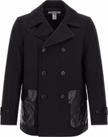 Black Polyester Coat 1