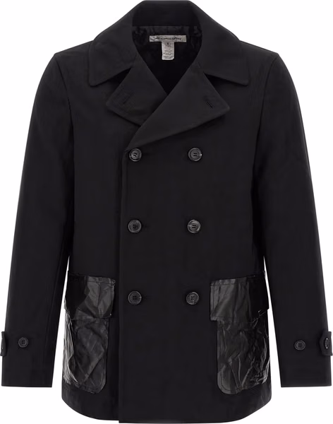 Black Polyester Coat
