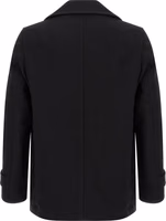 Black Polyester Coat 2