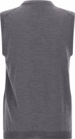 Gray Virgin Wool Sleeveles Sweater 2