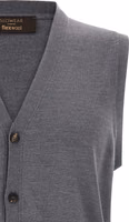 Gray Virgin Wool Sleeveles Sweater 3