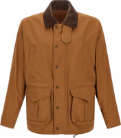 Brown Cotton Shell Jacket 1