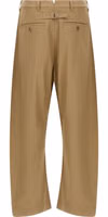 Beige Cotton Casual Pants 2