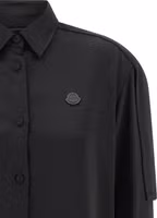 Black Polyester Blouse 3