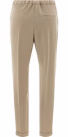 Beige Triacetate Casual Pants 2