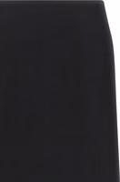 Black Virgin Wool Midi Skirt 3