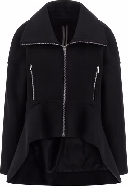 Black Virgin Wool Coat