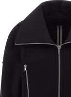 Black Virgin Wool Coat 3