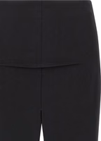 Black Virgin Wool Mini Skirt 3
