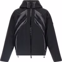 Black Polyamide Full-Length Jacket 1
