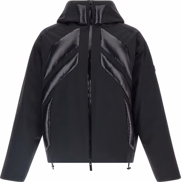 Black Polyamide Full-Length Jacket