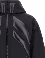 Black Polyamide Full-Length Jacket 3