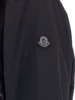 Black Polyamide Full-Length Jacket 4