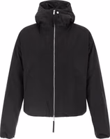 Black Polyester Shell Jacket 1