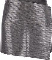 Gray Cotton Long Skirt 1
