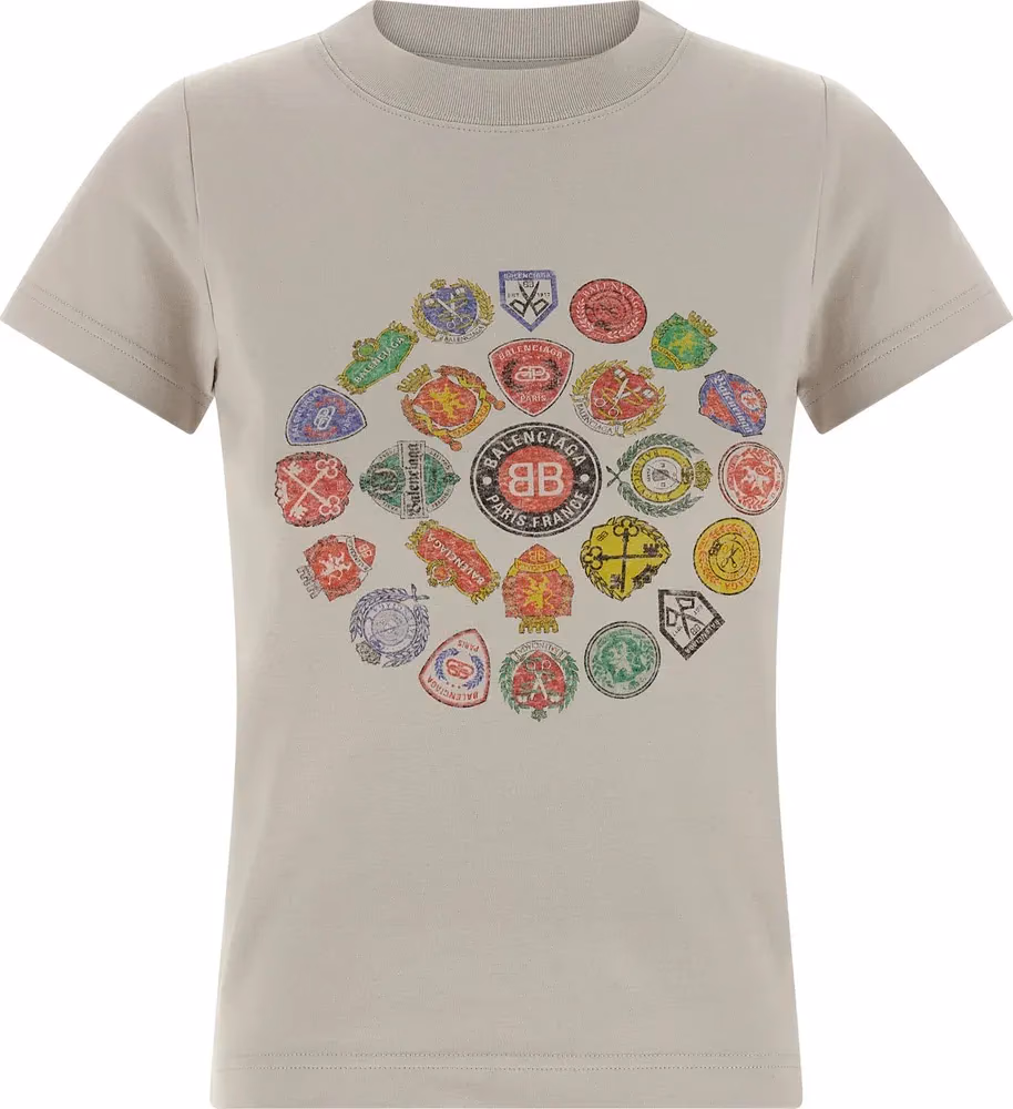 Gray Cotton T-Shirt