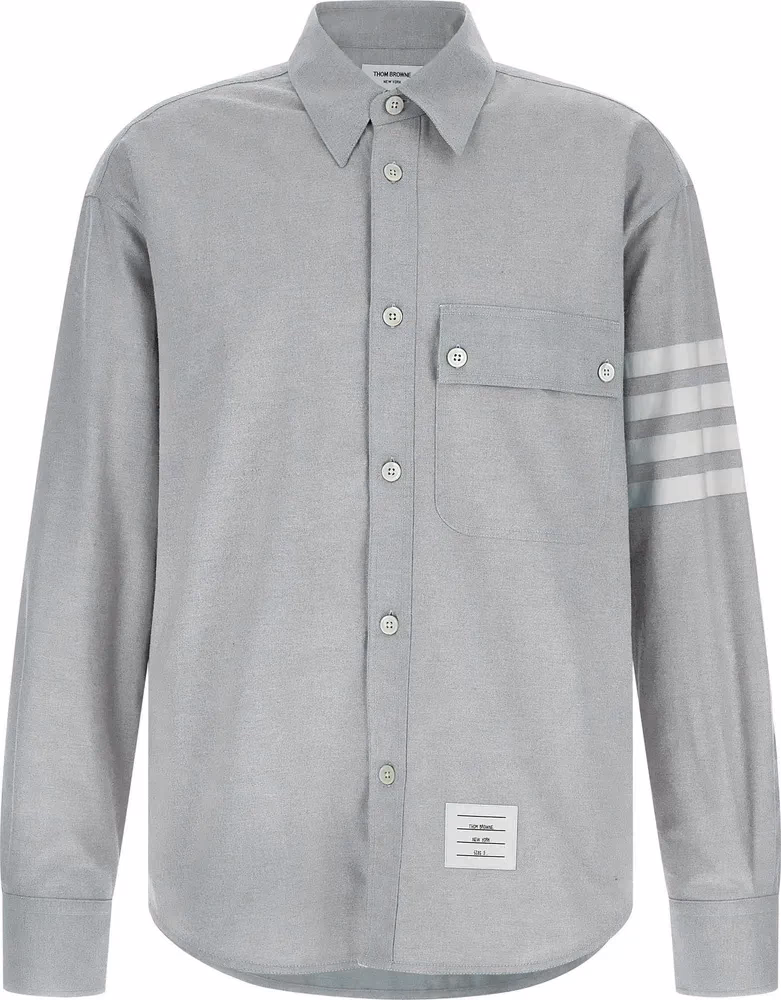 Gray Cotton Blouse