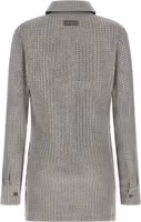 Gray Cotton Short Dress 2