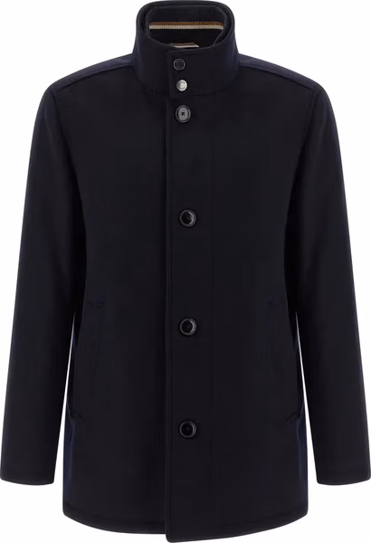 Blue Wool Coat