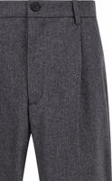 Gray Wool Casual Pants 3