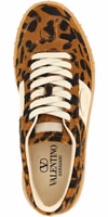 Brown Calfskin Low Top Sneakers 4