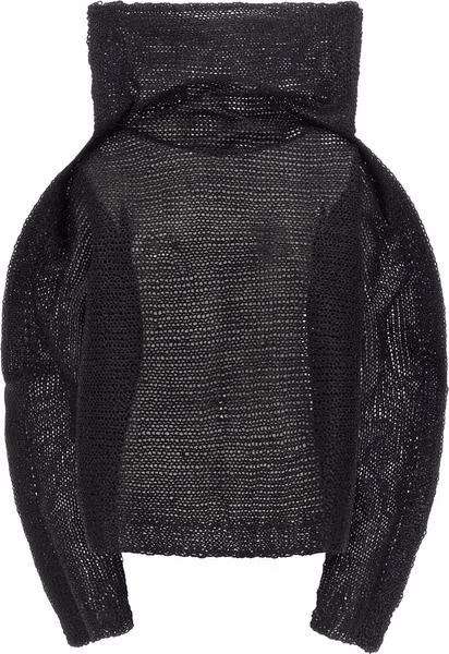 Black Wool Sweatshirt