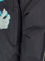 Black Polyester Shell Jacket 4