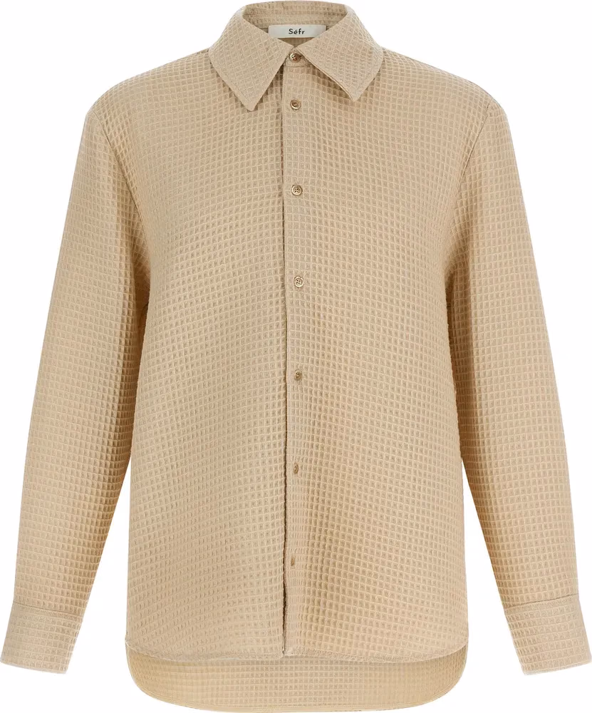 Beige Cotton Blouse