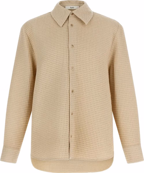 Beige Cotton Blouse
