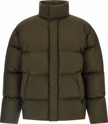 Bicolor Polyester Full-Length Jacket