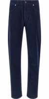 Blue Cotton Casual Pants 1