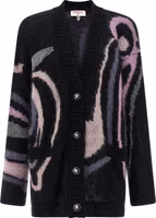 Black Wool Cardigan 1