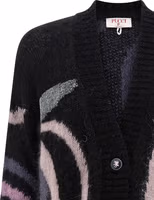 Black Wool Cardigan 3
