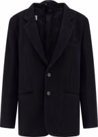 Black Virgin Wool Blazer 1